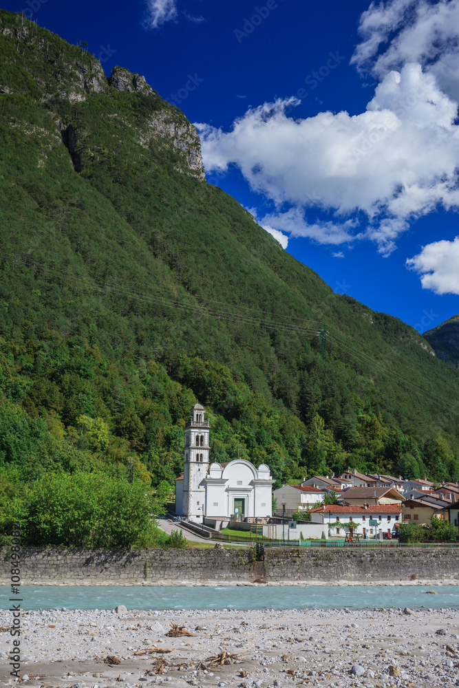 Church in Italian Alps 