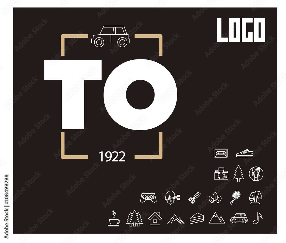 TO Initial Logo for your startup venture TO Initial Logo for your startup venture