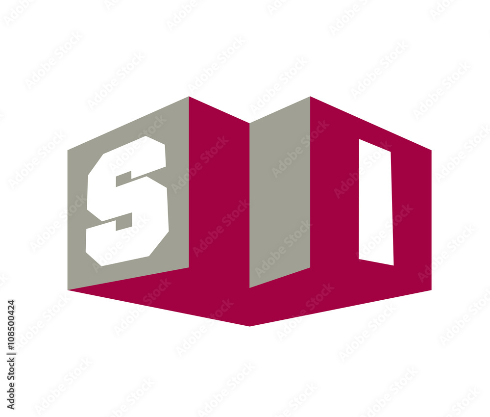 Fototapeta premium SI Initial Logo for your startup venture