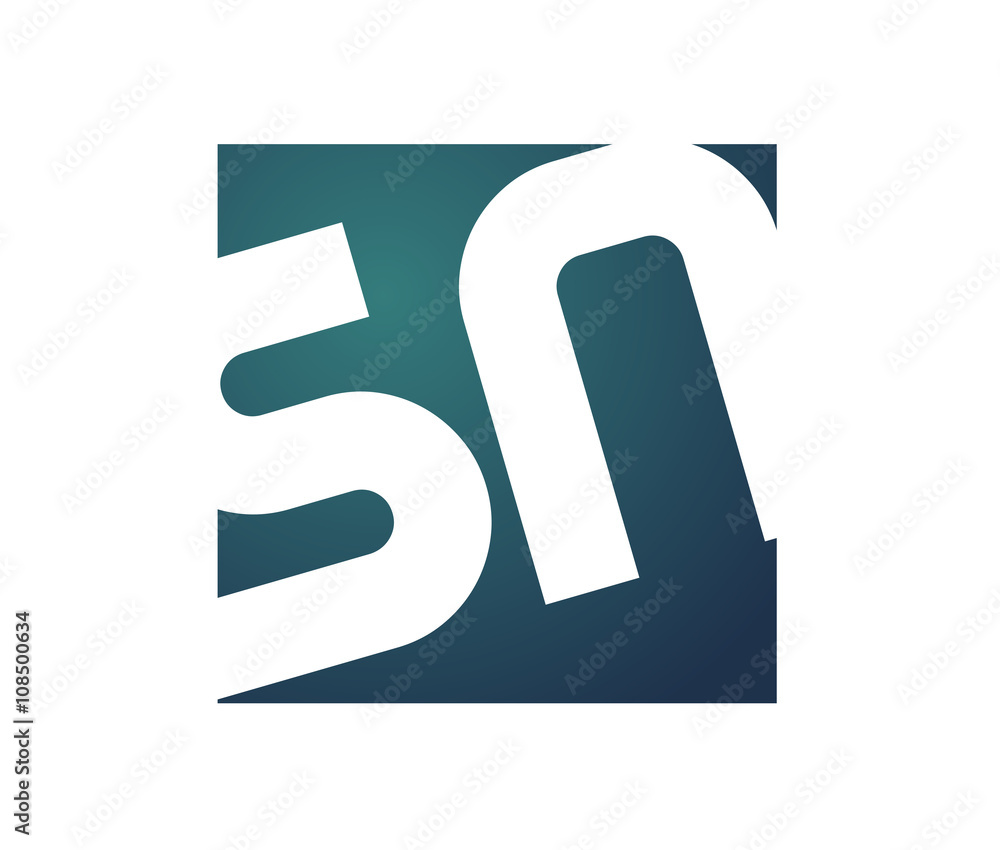 Fototapeta premium SN Initial Logo for your startup venture
