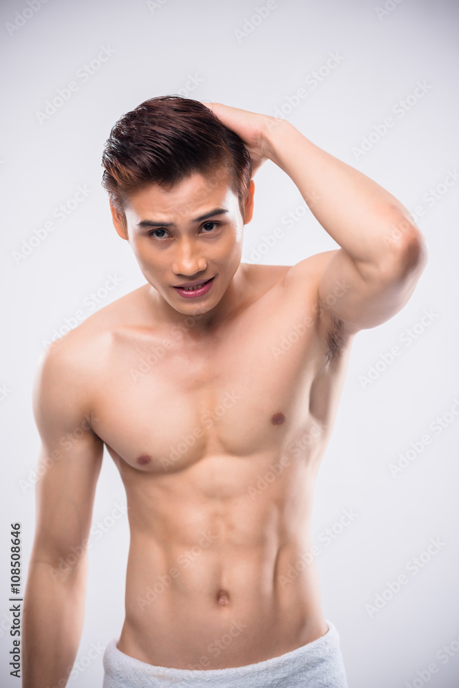 Fototapeta premium Topless man