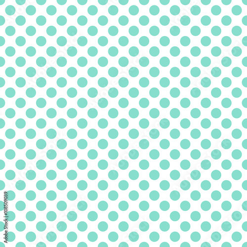 white & aqua polka dot pattern, seamless texture background