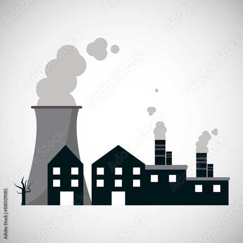 Graphic design of pollution