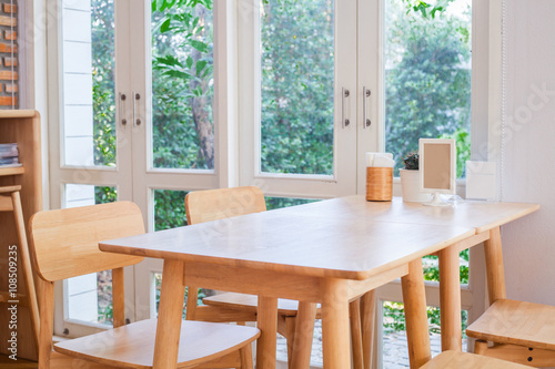 Window with a view of the garden