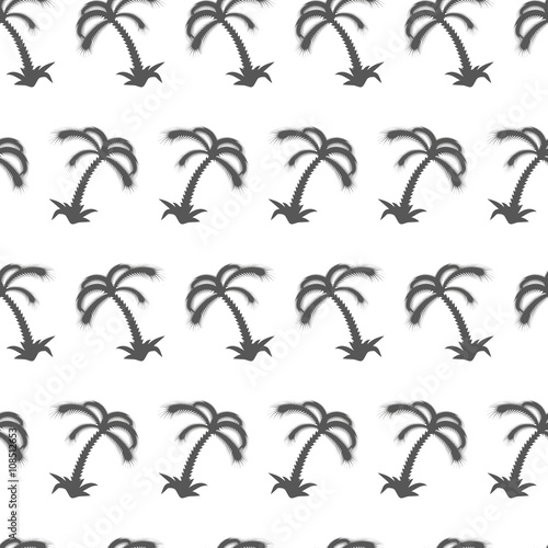 palm tree seamless pattern. vector illustration © MFV