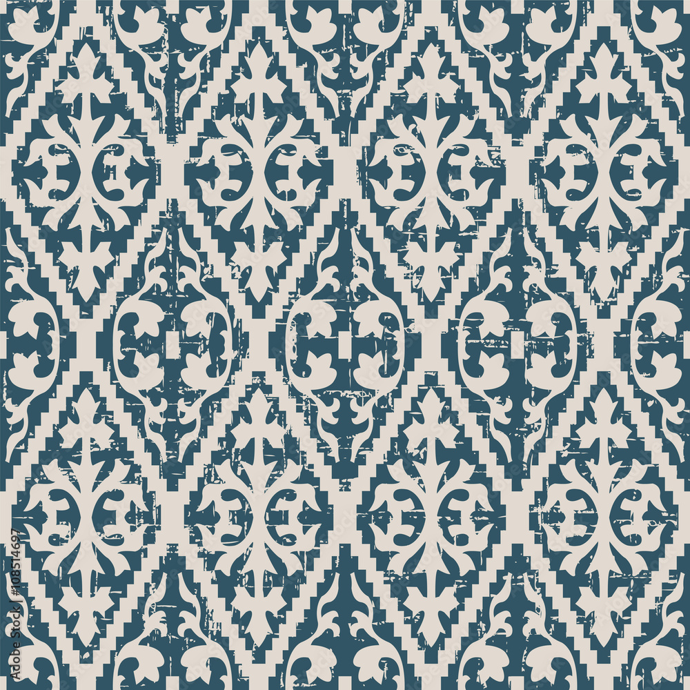 Seamless worn out antique background 019_jagged check spiral Seamless worn out antique background 019_jagged check spiral