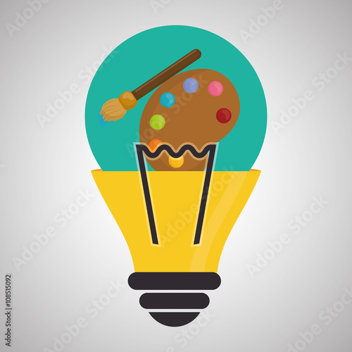 Flat illustration about back to school design