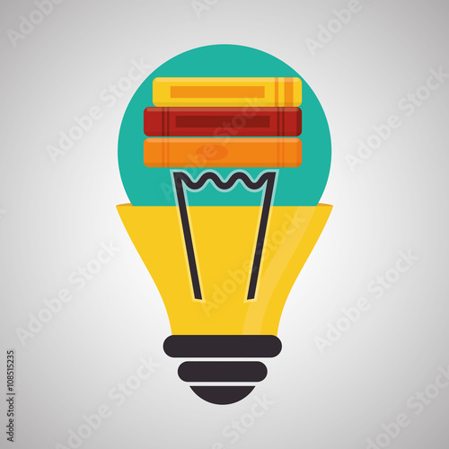 Flat illustration about back to school design