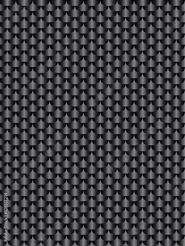 Brushed metal aluminum black dark, flake texture seamless. Vector illustration background