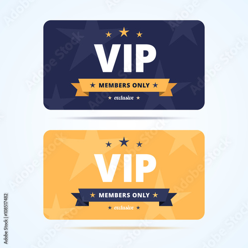 Vip club cards.