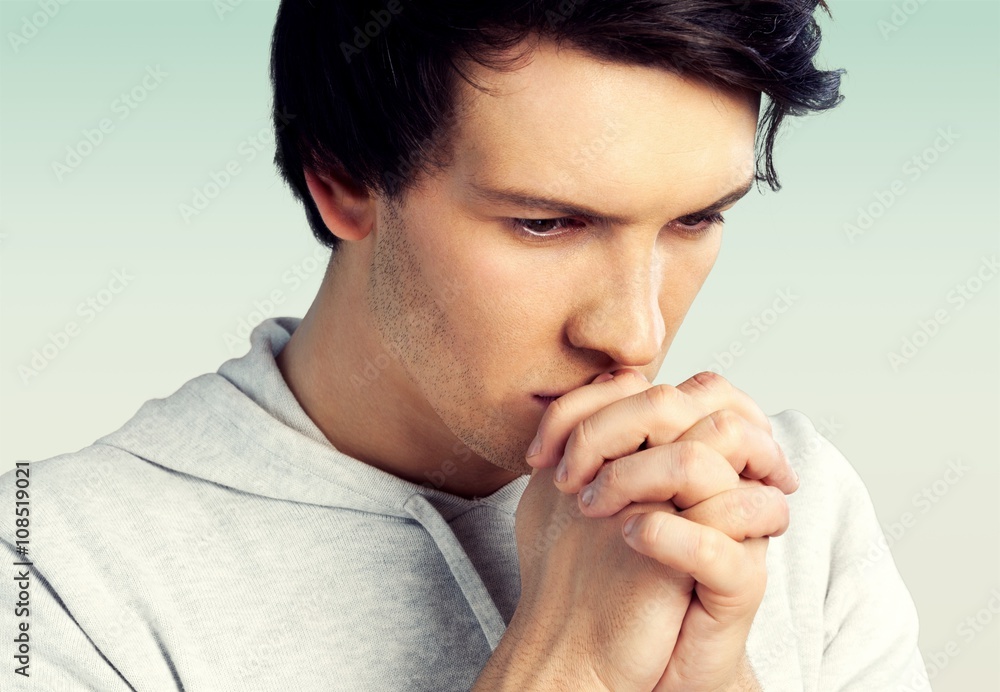 Praying. Praying.