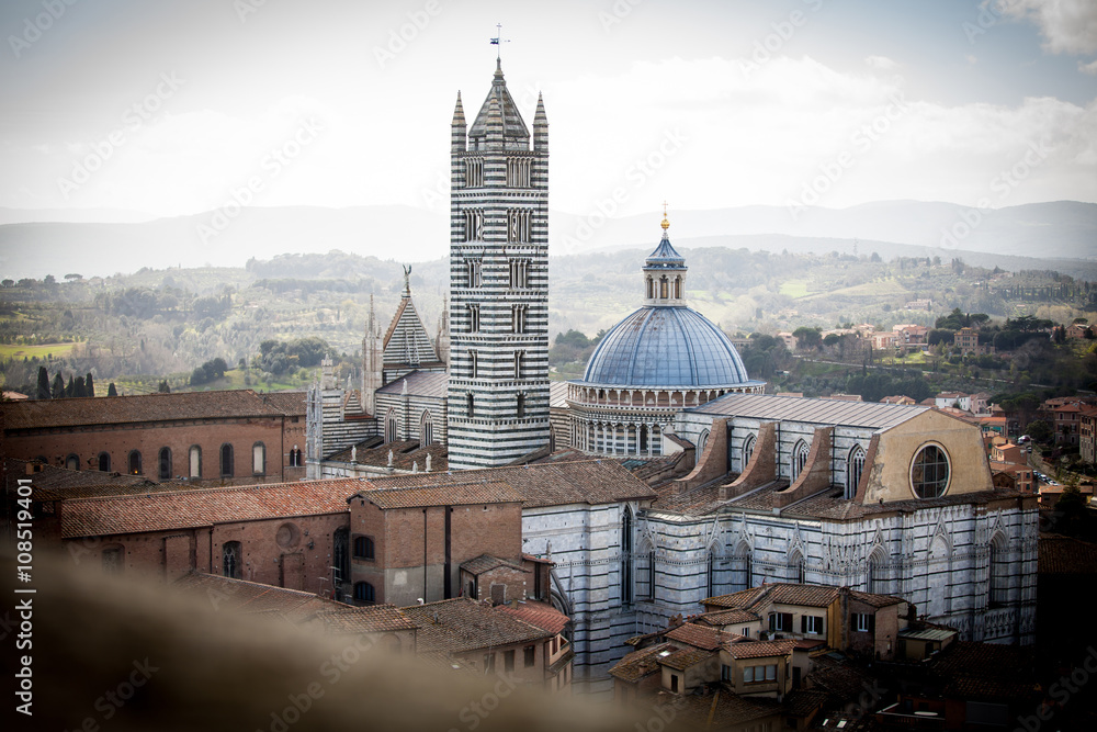Fototapeta premium Siena Cathedral in Tuscany, Italy