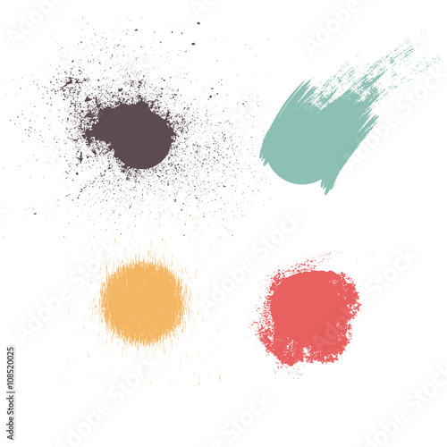 Macchie di colore e vernice