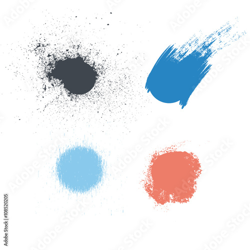 Macchie di colore e vernice