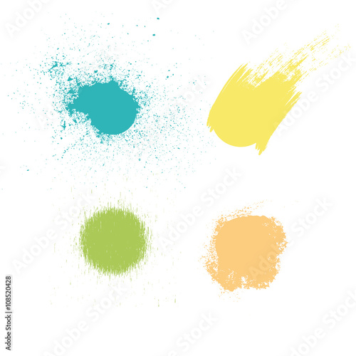 Macchie di colore e vernice