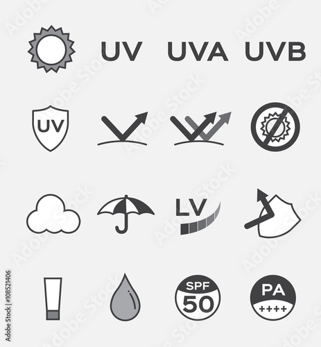 uv logo, set