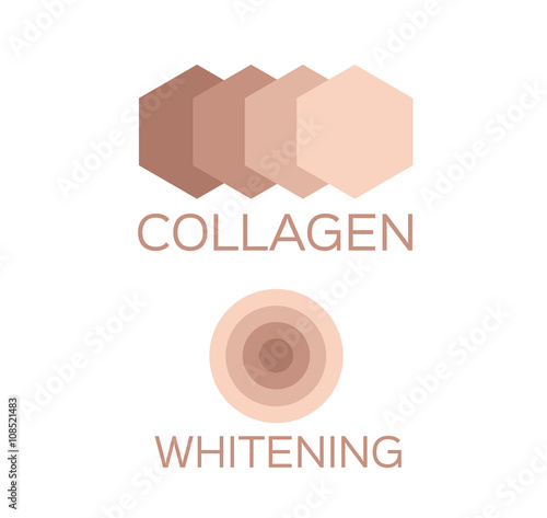 collagen logo and whitening