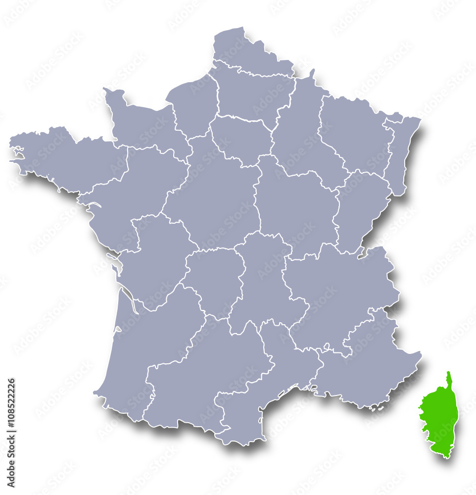 Obraz premium corse région de france