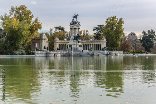 Buen Retiro Park (Park of Pleasant Retreat), Madrid, Spain.