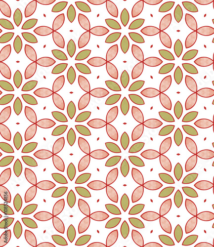 Seamless painted pattern tiling abstract background