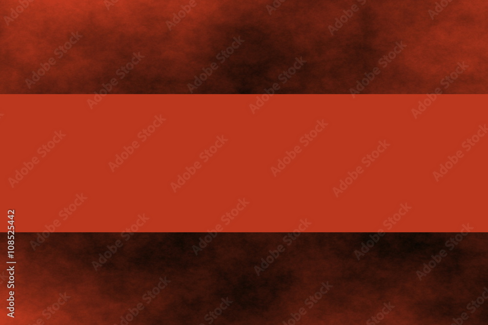 red background with black smoky frame