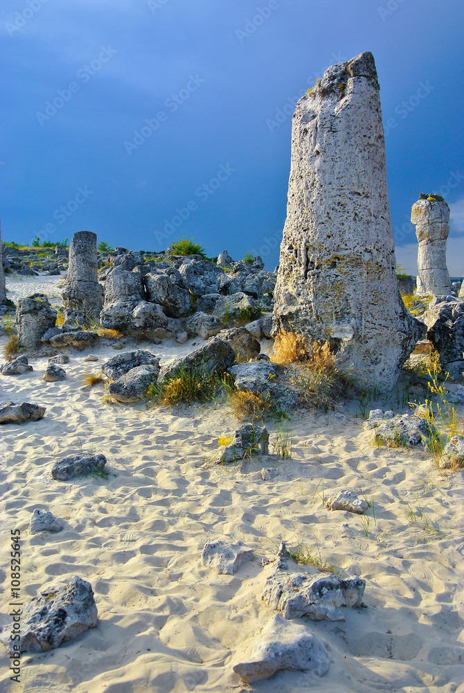 Stone pillars of valley 