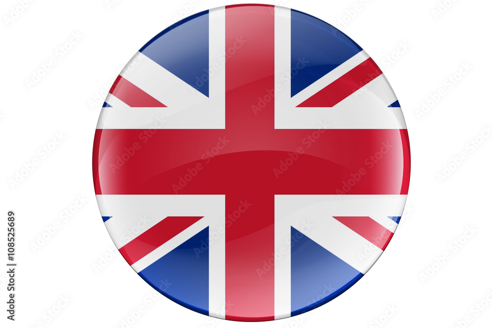 United Kingdom Button Flag United Kingdom Button Flag