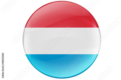 Netherlands  Button Flag