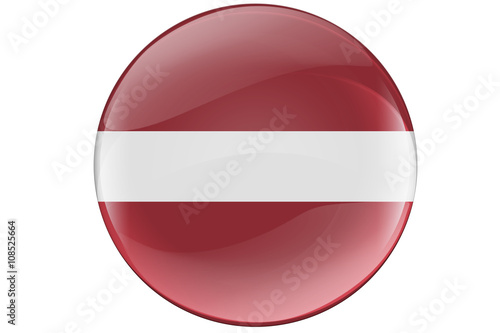 Free Download Latvia  Button Flag - GFXLoad