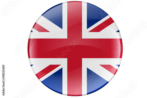 United Kingdom Button Flag