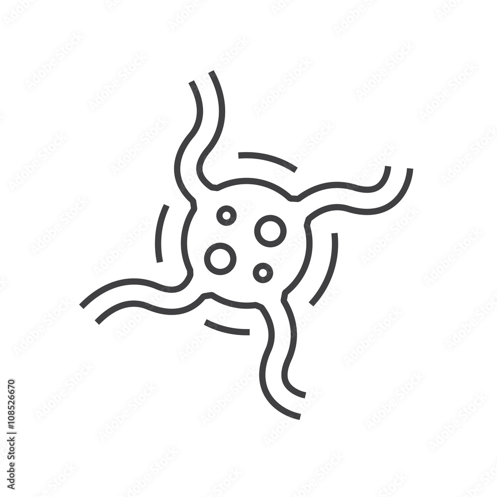 Line icon Leukemia icon design Line icon Leukemia icon design