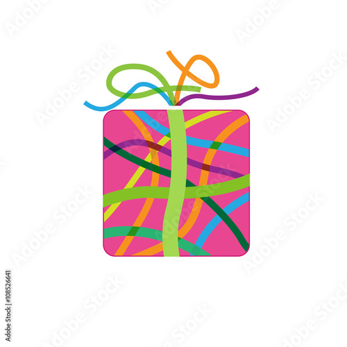 Vector creative box for gift