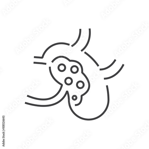 Line icon Lymphoma icon