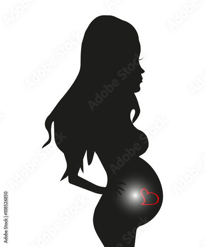 Pretty pregnant woman