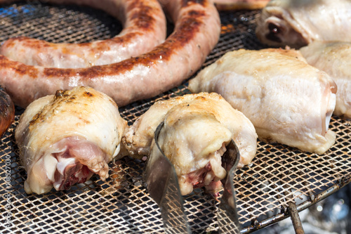 Barbecue Party in spring