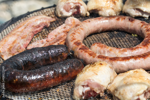 Barbecue Party in spring