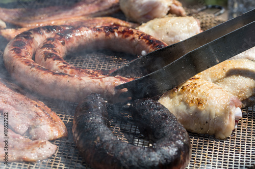 Barbecue Party in spring