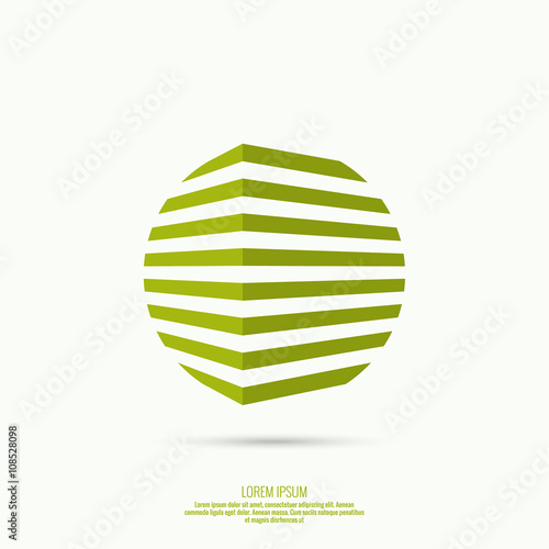  abstract geometric circle figures.
