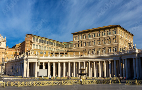 The Apostolic Palace in the Vatican city