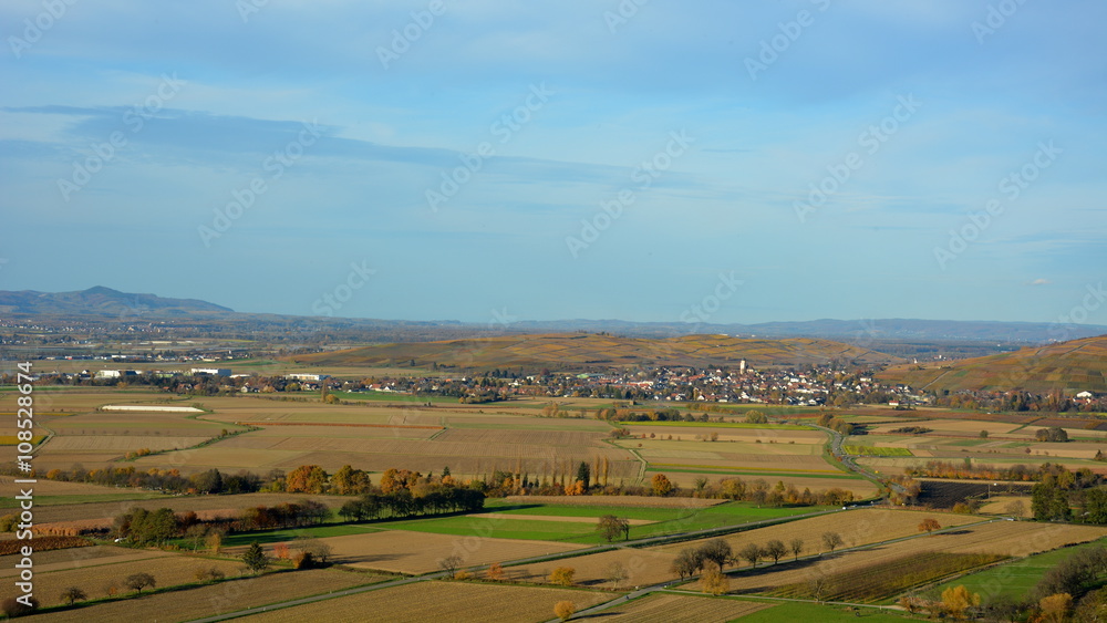 Fototapeta premium Markgräflerland im Herbst