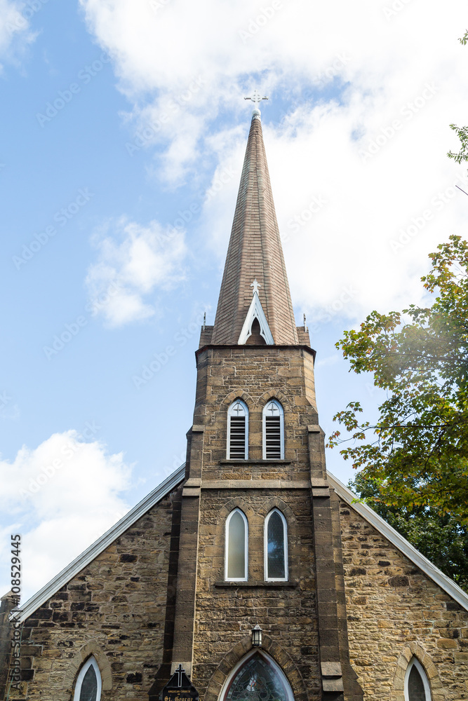 Old Brown Stone Chuch in Canada Old Brown Stone Chuch in Canada