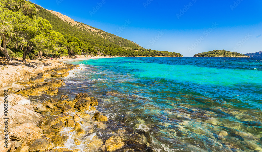 Beautiful Beach Formentor Majorca Spain Balearic Islands