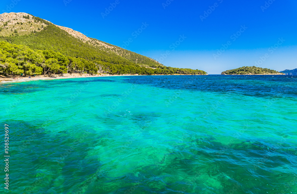 Spain Balearic Islands Majorca Beach Formentor