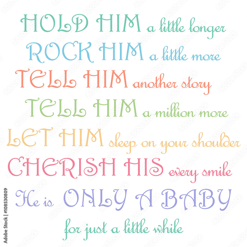 Cute Quote About  Little Baby