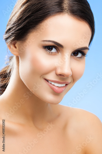 portrait of beautiful smiling young woman