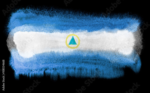 Nicaragua flag illustration photo