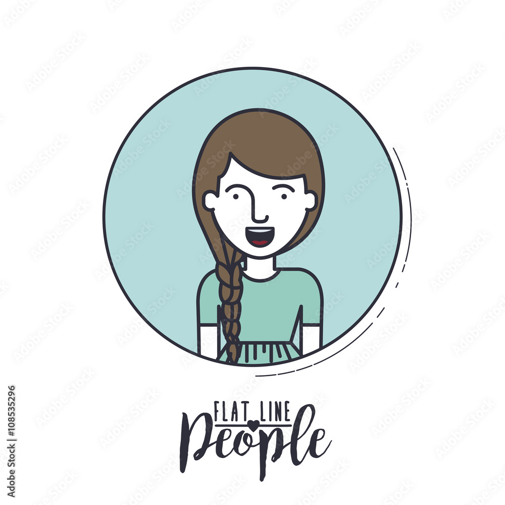 flat line people design 