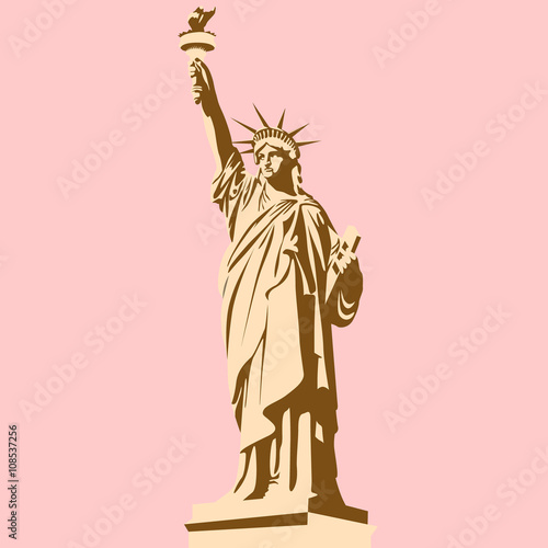 The Statue of Liberty vector © denisxizer