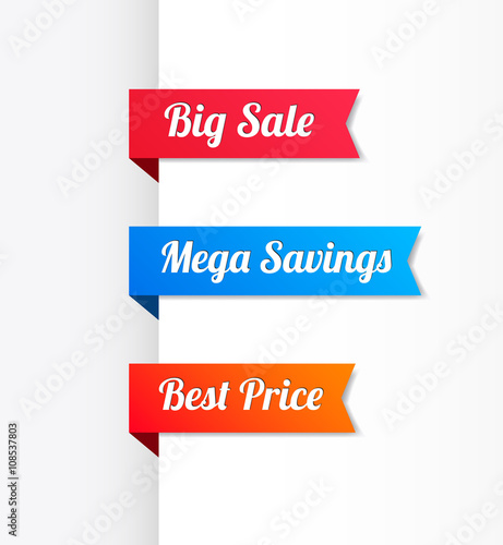 Big Sale, Mega Savings & Best Price Ribbons