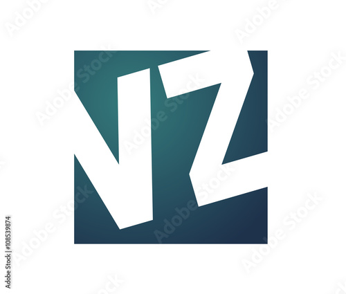 VZ Initial Logo for your startup venture